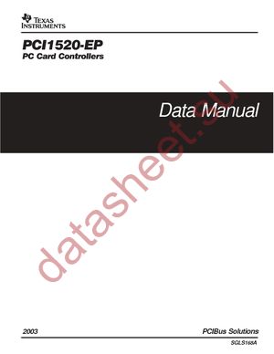 PCI1520IGHKEP datasheet  